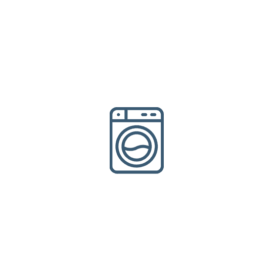 Icon of a washing machine.